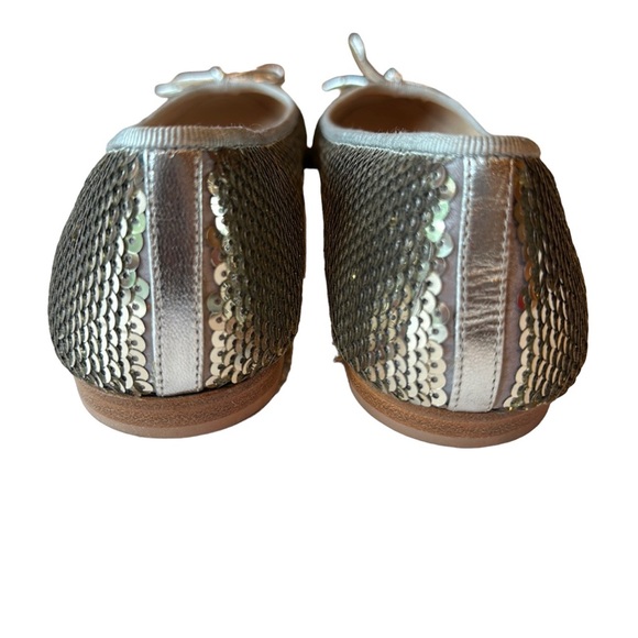 PRADA gold sequin flats, size 38 EU, VGC - Picture 6 of 14